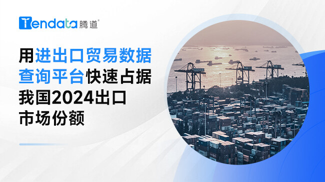 用進(jìn)出口貿(mào)易數(shù)據(jù)查詢平臺快速占據(jù)我國2024出口市場份額