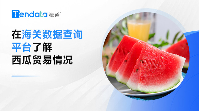在海關(guān)數(shù)據(jù)查詢平臺了解西瓜貿(mào)易情況