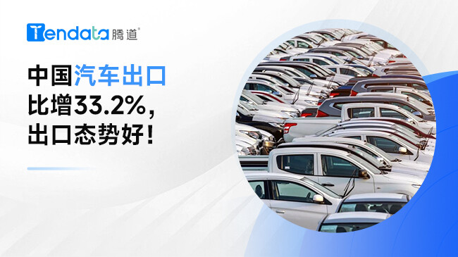 中國(guó)汽車出口比增33.2%，出口態(tài)勢(shì)好！