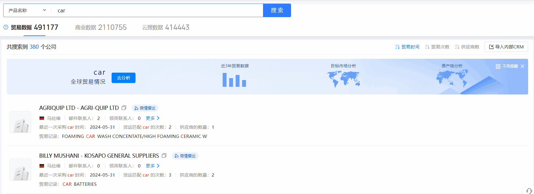 馬拉維海關數(shù)據(jù),海關數(shù)據(jù),騰道海關數(shù)據(jù)