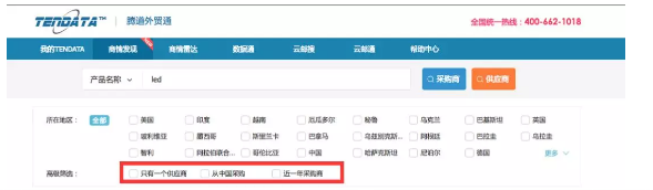騰道,商情發(fā)現(xiàn),tendata,一鍵搜索,外貿(mào)企業(yè),外貿(mào)通,客戶開(kāi)發(fā)